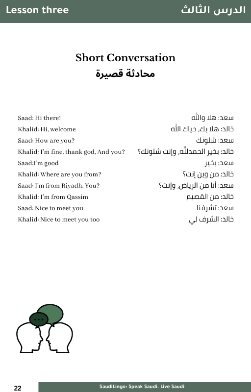 Saudi Arabic for Beginners