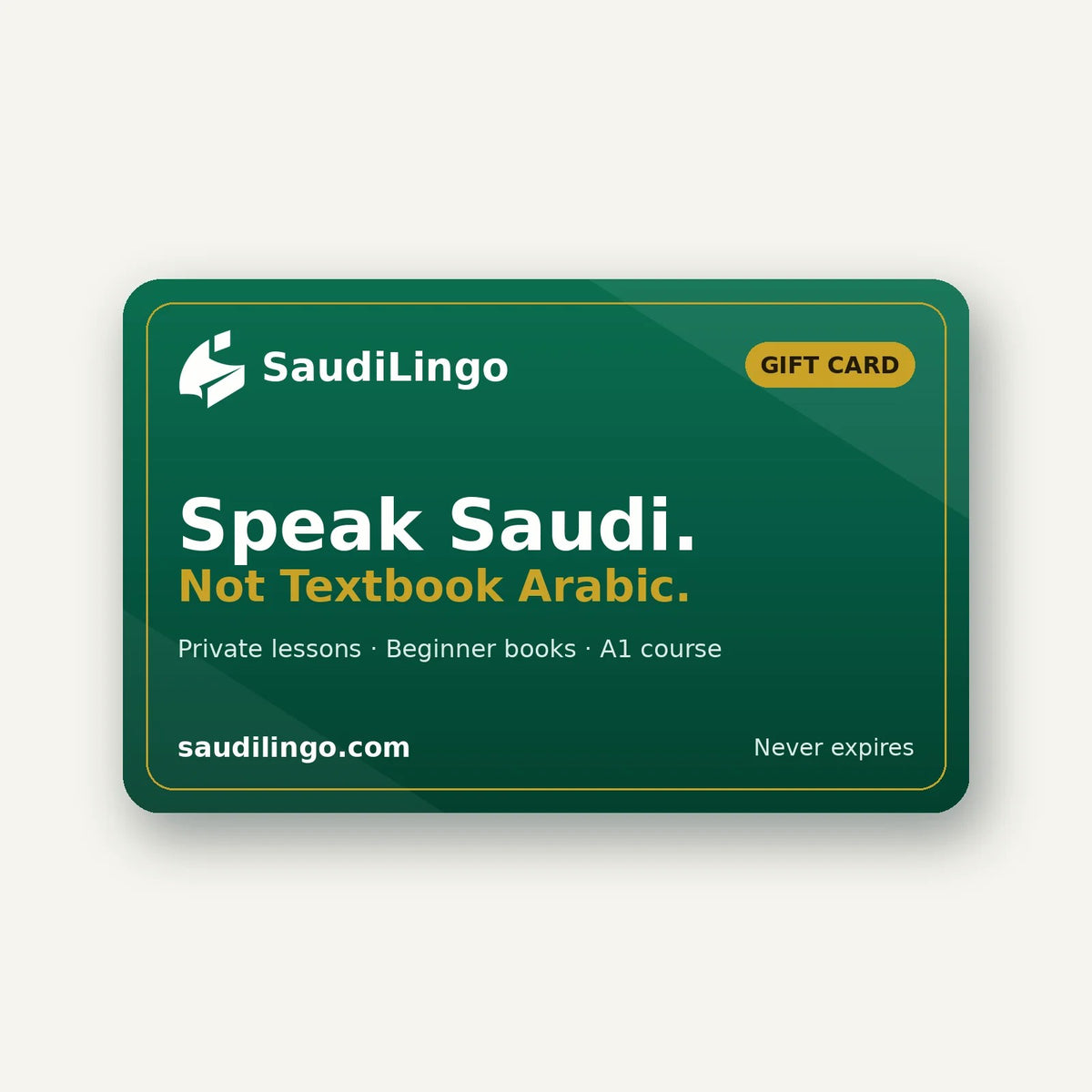 SaudiLingo gift card